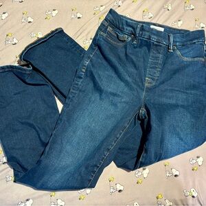 Good American boot cut jeans